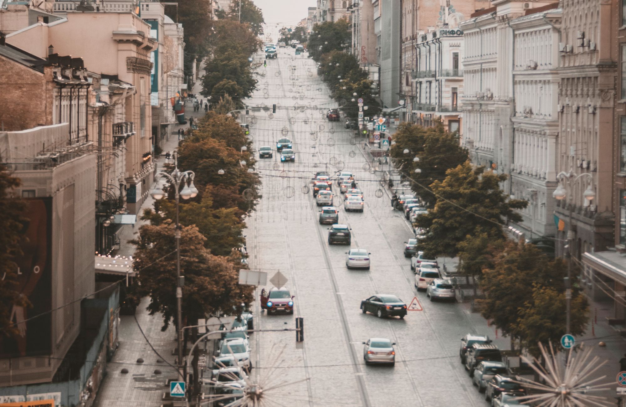Scène réelle de voyage — Villes à hauteur de rue